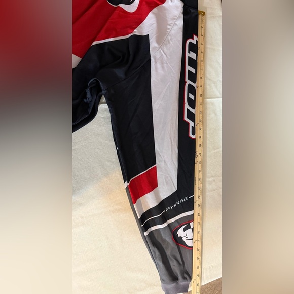 Thor Motocross Jersey Red Black White Long Sleeve Racing Top XXXL - Picture 9 of 15